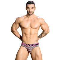 Andrew Christian Almost Naked Physical Stripe Cotton Brief